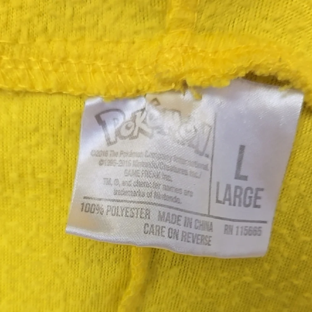 Pikachu Yellow Hooded Onesie - Picture 2 of 4